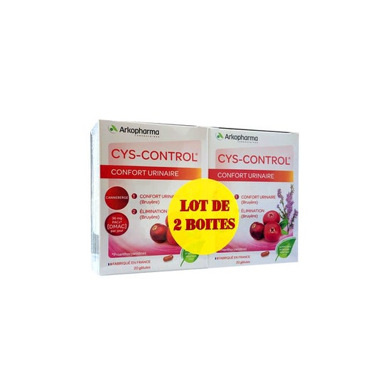 Arkopharma Cys-Control Confort Urinaire 2x20 Gélules