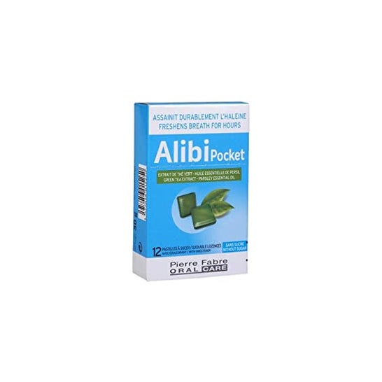 Alibi Pocket Pastillas para Chupar sin Azúcar 12 Tabletas