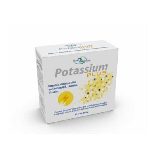 World Health Co Potassium Plus 20 Sachets