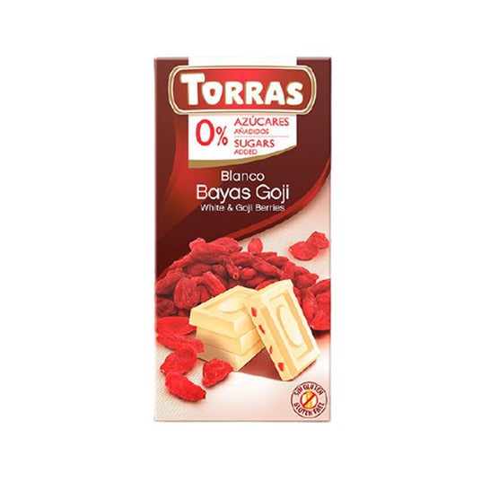 Torras Choco White Goji Berries S/Az/G 75g
