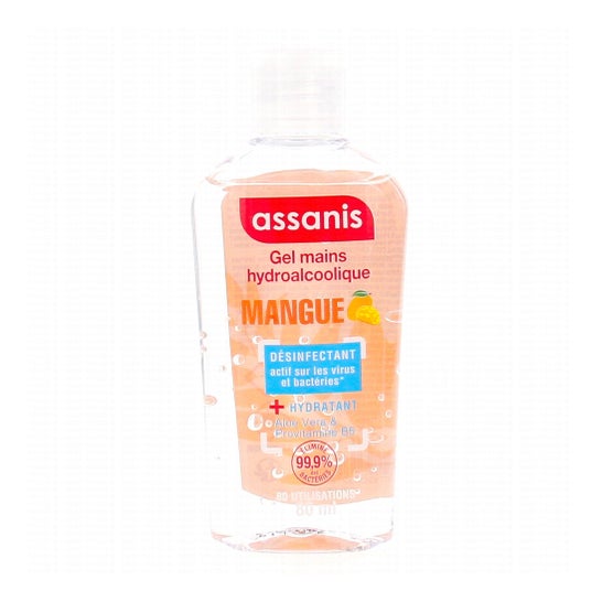 Assanis Limited gel Antibactérien Mains Mangue 80ml