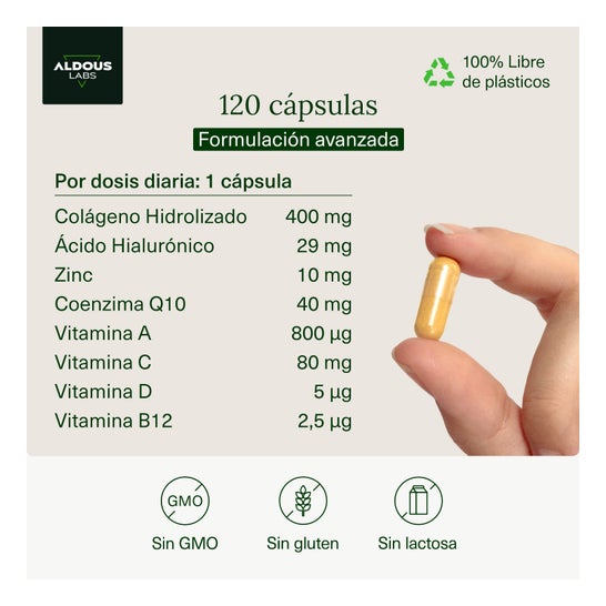 Aldous Labs Collagène 120 gélules