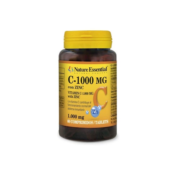 Nature Essential Vitamin C 1000mg + Zinc 120comp