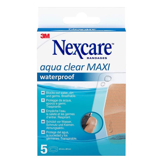 Nexcare Aqua Clear Maxi Apósitos Impermeables 5uds