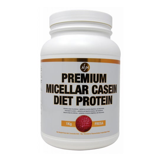 ASN Premium Micellar Casein Fraise 1000g