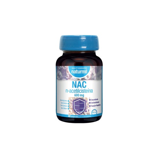 Naturmil NAC N-Acetilcisteína 600mg 60comp