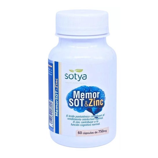 Sotya Memor-Plus 750mg 60 gélules 60caps Sotya Memor-Plus 750mg 60 gélules 60caps