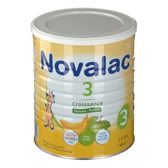 Novalac 3 Croissance Banane Pomme 800g