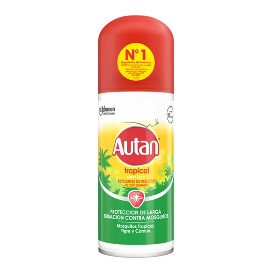 Autan Autan Tropical Mosquito Repellent Dry Spray 100ml