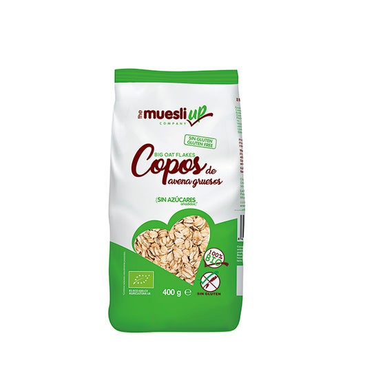 The Muesli Up Copos Avoine Épais Sans Gluten Bio 400g