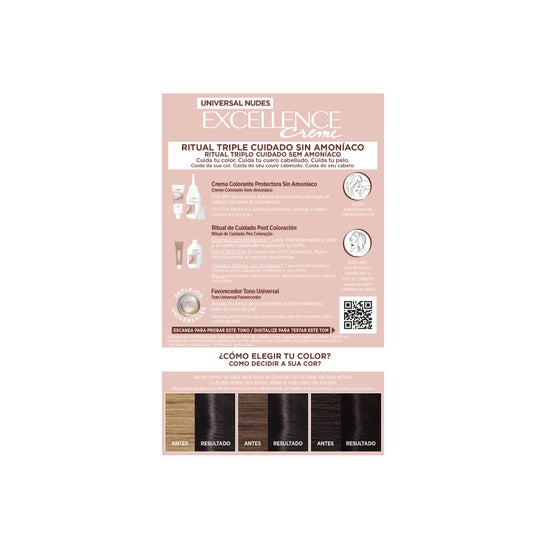 L'Oréal Excellence Creme Universal Nudes 1U Black 1 Unité