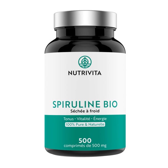 Nutrivita Spiruline Bio 500 mg 500 Comprimés
