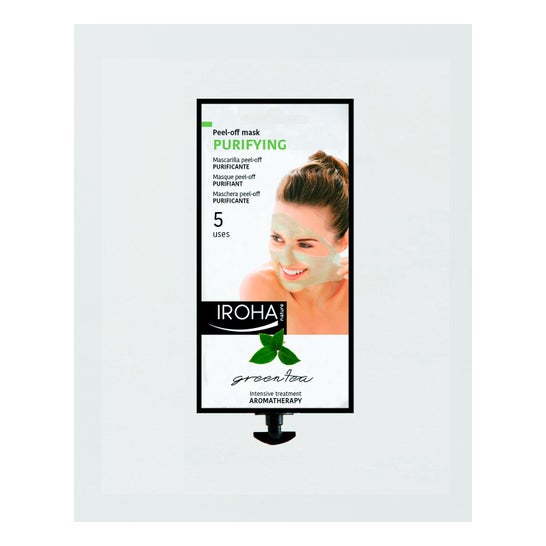 Iroha Nature Mascarillas Peel-Off Purificante Té Verde 25g
