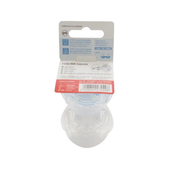 NUK Chupete Freestyle T3 silicona 2uds 2uds