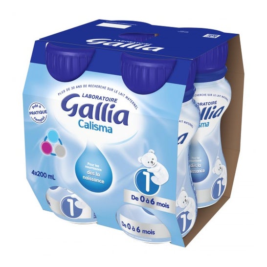 Gallia Calisma 1 Lait Bouteille 4x500ml