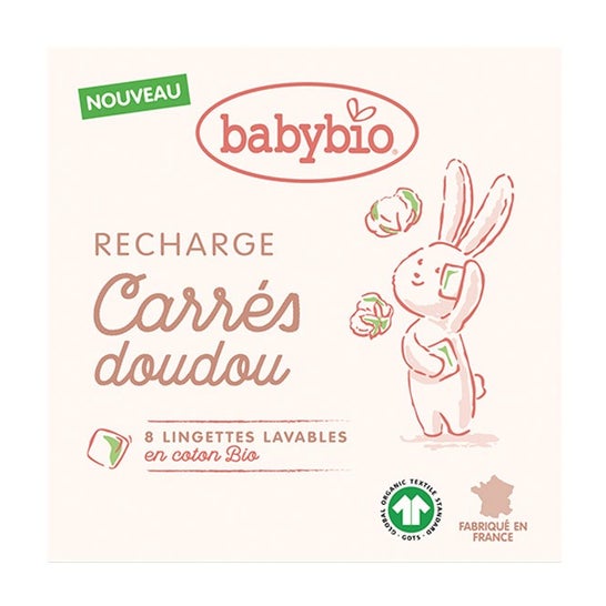 BabyBio Recharge Carré Doudou 8uts