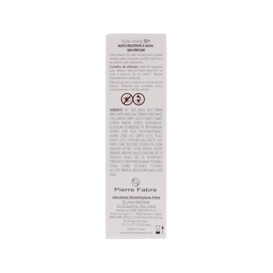 Avène Solaire Fluide Minéral SPF50+ 40ml