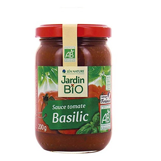 Jardin Bio Sauce Tomate et Basilic Bio 200g