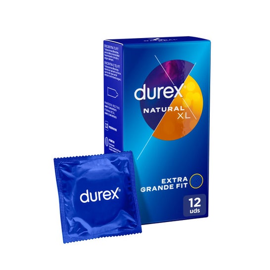 Durex™ Natural Plus XL Easy-On Préservatifs 12 Unités