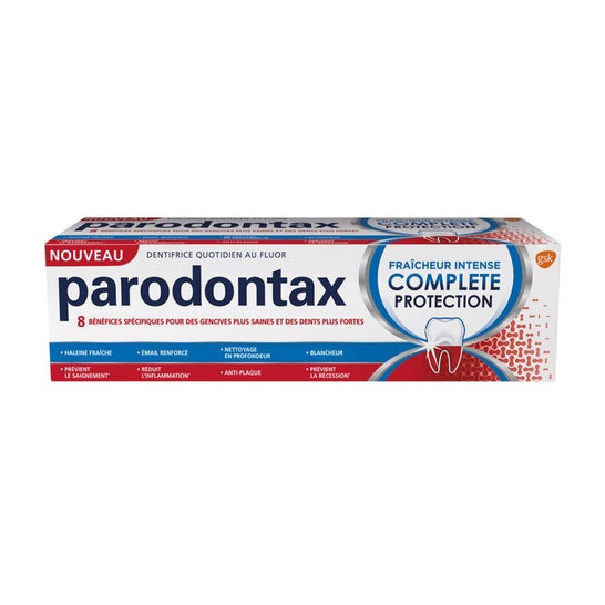 Parodontax Complete Protection Dentifrice Fluoré Fraîcheur Intense 75ml