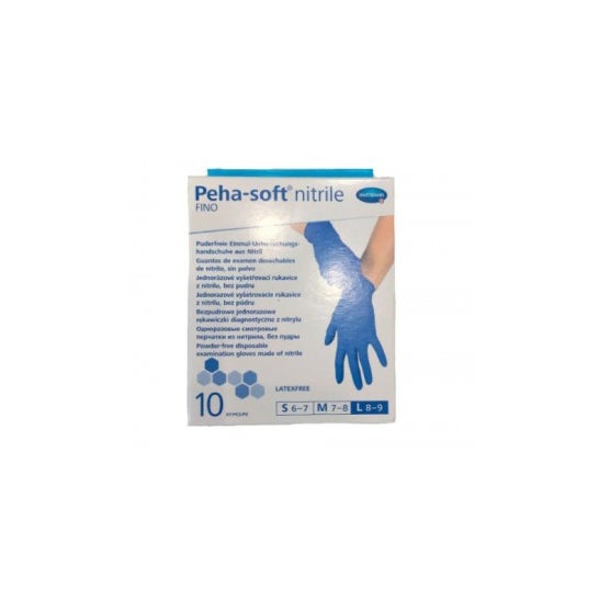 Gants en nitrile jetables Peha-Soft taille M 10pcs