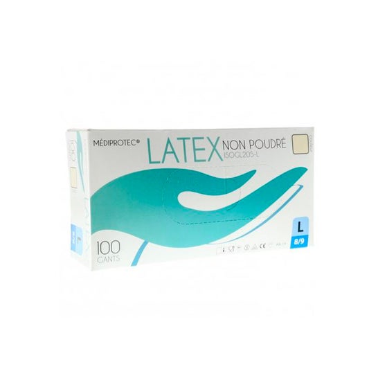 Mediprotec Gant Latex 6-7 TS 100uts