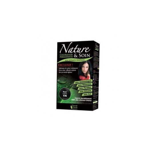 Santé Verte Nature & Soin Coloration Noir Intense 1N