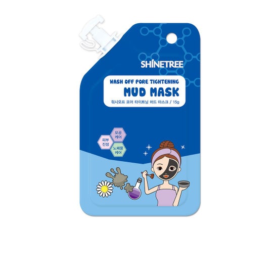 Shínetree Mud Mask Wash Off Pore Tightening 15ml