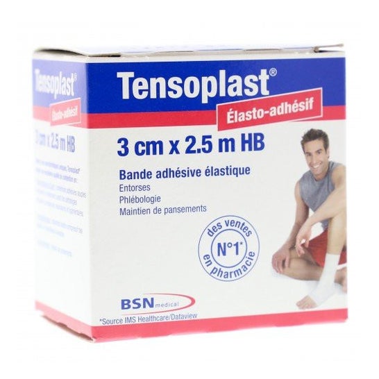 Tensoplast Hb Ex-Elastoplast Bande Adhésive Élastiq 3cmx2,5m