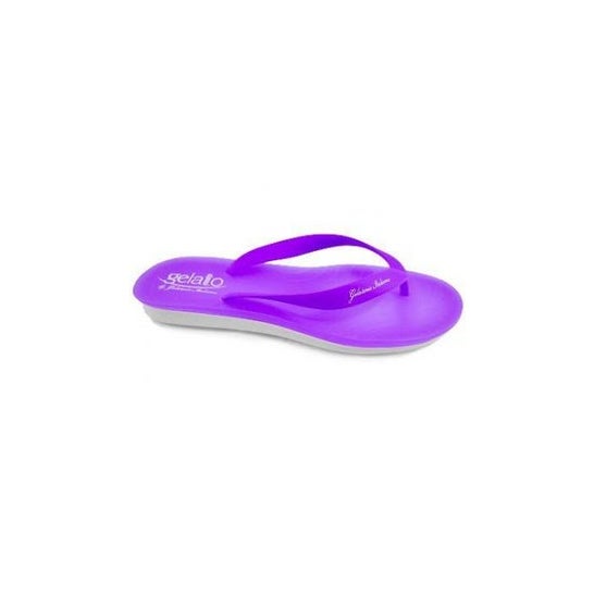 Gelato Arcobaleno Tong Femme Violet Taille 37-38 1 Paire