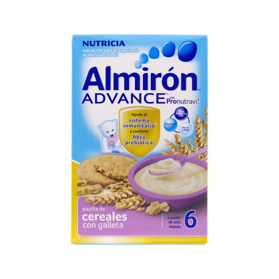 Almirón Advance 6 bouillie de céréales avec biscuit 500g