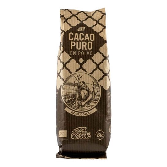 Chocolats Sole Chocolates Poudre de cacao pure Vegan Sans Gluten 150g