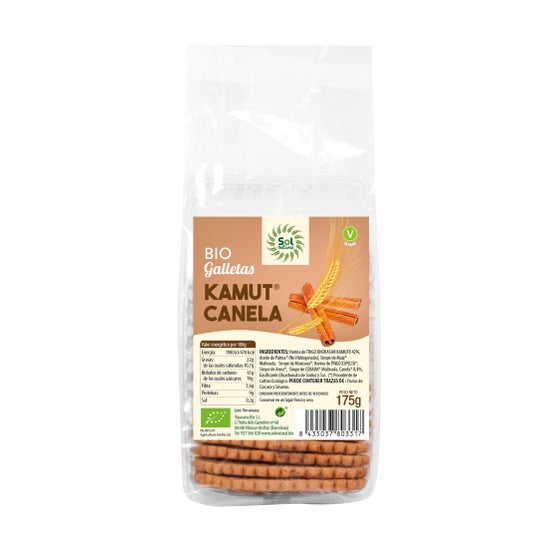 Solnatural Gall. Kamut Cannelle Bio Vegan 175g