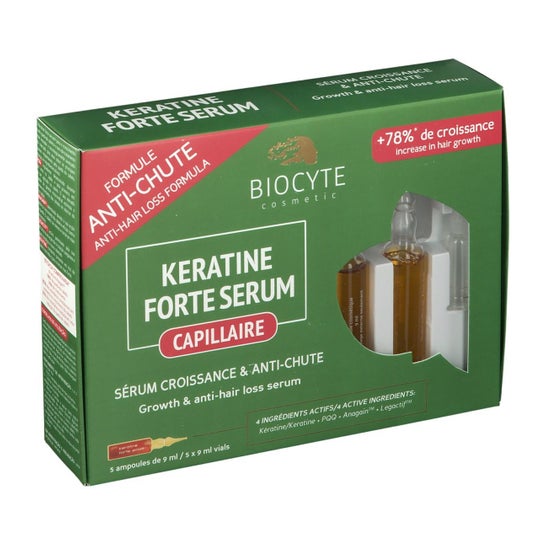 Biocyte Keratine Forte Sérum Croissance & AntiChute 5 Ampoules
