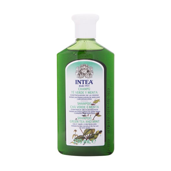 Intea Shampooing Thé Vert & Menthe Cheveux Gras 250ml