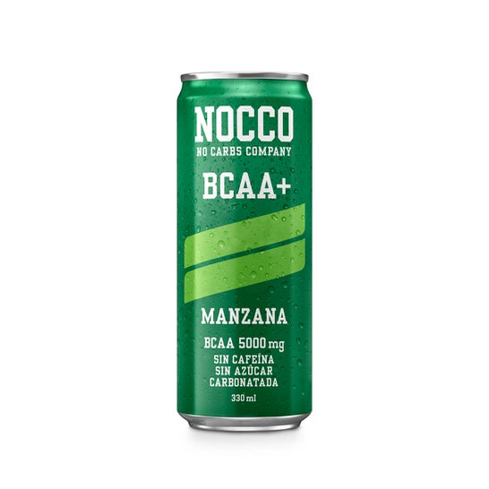 Nocco Boisson Energétique Pomme BCAA+ Sans Cafeina 330ml