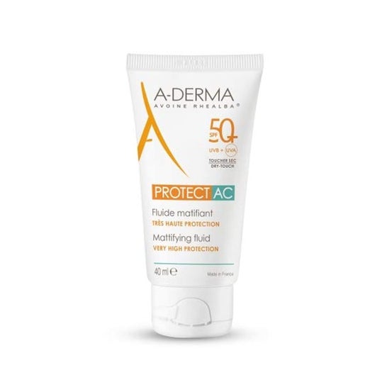 Aderma Protect AC Fluide Matifiant Très Haute Protection SPF50+ 40mL