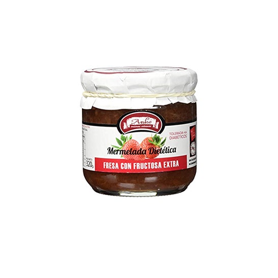 Anko Confiture de fraises sans sucre avec fructose 320g