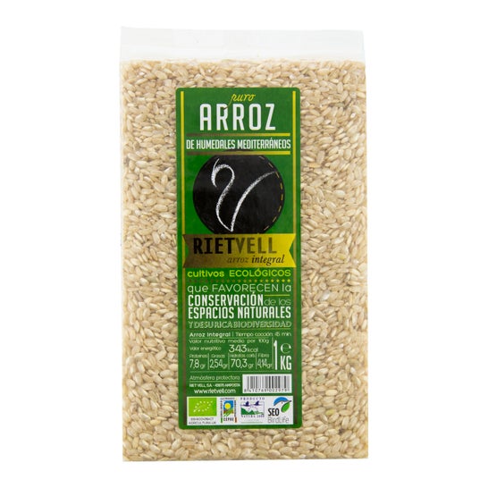 Rietvell Riz rond à grains entiers biologique 1 Kg