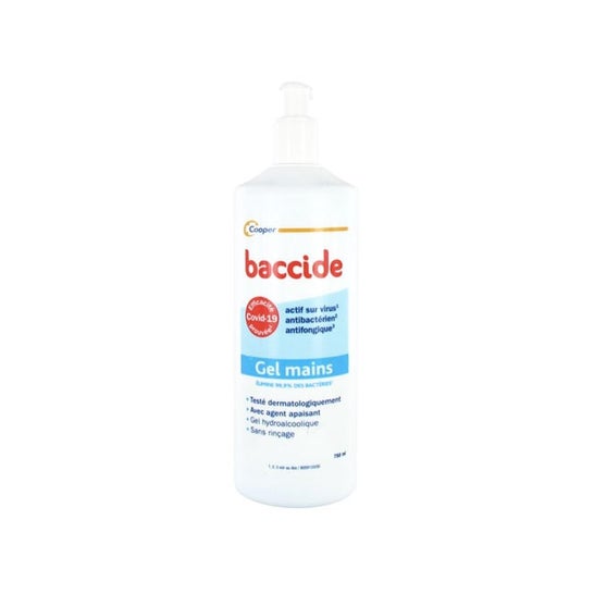 Baccide Gel Mains Hydroalcoolique Sans Rinçage 2x750ml