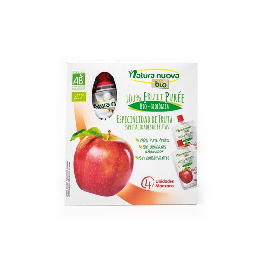 Natura Nuova Purée Pomme Bio 4x100g