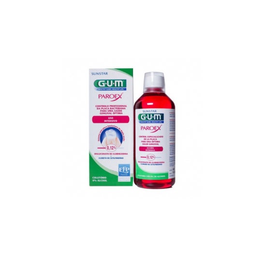 GUM Paroex Bain de Bouche 0,12% CHX 500ml