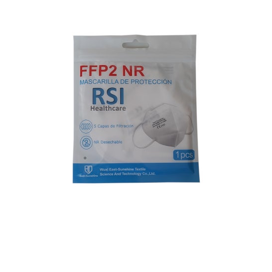 RSI FFP2 Masque De Protection NR Blanc