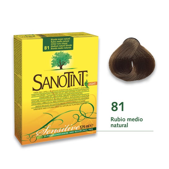 Santiveri Sanotint Tinte Sensitive 81 Rubio Medio Natural 125ml *