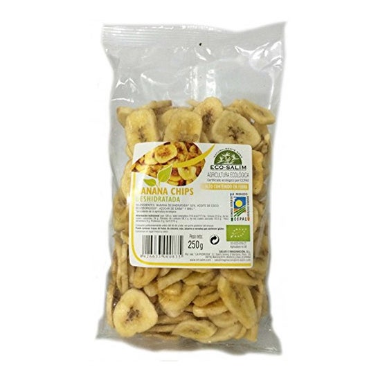 Chips de banane déshydratées Int-Salim Eco 250g