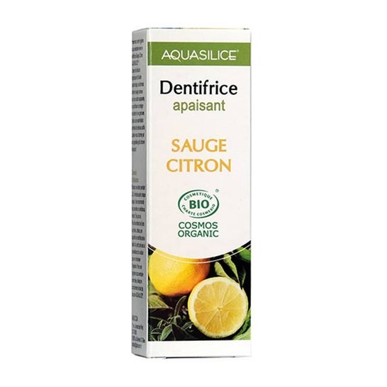 Aquasilice Dentifrice Siliconé Bio Sauge Citron Sauge 50ml