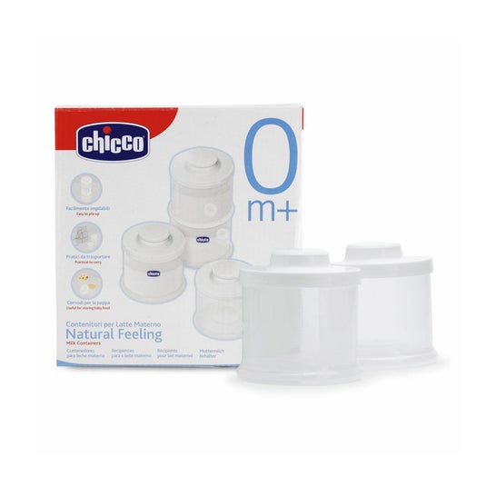 Chicco Breast Milk Containers 4 X 220 Ml