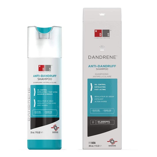 Shampooing exfoliant Dandrene avec technologie antipelliculaire 205ml