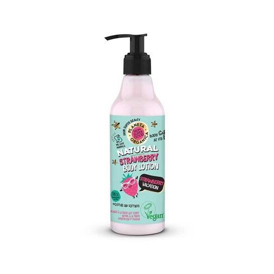 Lotion pour le corps Planet Organic Strawberry Vacation 250ml