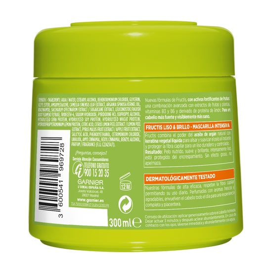 Masque Garnier Fructis Hydra Smooth 72H 300ml